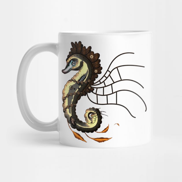 Cute little steampunk seahorse by Nicky2342